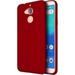 Jopus General Mobile Gm 8 Mat Premium Kırmızı Silikon Kılıf + Cam Ekran Koruyucu