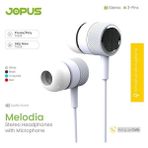 Jopus JO-K56 Melodia Universal 3,5 Mikrofonlu Kulaklık Çok Renkli - Beyaz