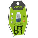 Jopus JO-TY04 Siyah USB To Type-C Adapter Şarj Çevirici Aparat