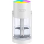 Jopus Rgb LED Işıklı Hava Oda Nemlendirici Yıldız Tavan Efektli Buhar Makinesi Aroma Difüzör - CL32 - Pembe