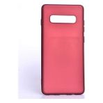 Jopus Samsung Galaxy S10E Mat Premium Silikon Kılıf - Bordo