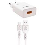 Jopus Type-C Qc 3.0 18W Ev Şarj Cihazı Jo-S04 Rapido Beyaz