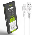 Jopus Universal Micro Jo-dk9 J-well 1 mt Beyaz Data Kablosu