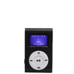 Jopwkuin BackClip LCD Ekranlı Mini Taşınabilir MP3 Çalar Mini MP3 Müzik Çalar Taşınabilir Dijital Müzik Medya Oynatıcı Koşu Ve Spor Için Hafıza Kartı Desteği (Siyah)