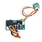 Jopwkuin PIR Hareket Sensörü Modülü, DC 12V Röle Çıkışı 3-5 Metre Algılama 120 Derece Açı Kızılötesi Sensör Anahtar Modülü Aydınlatma Cihazı İçin Yüksek Hassasiyet