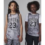 Jordan 23 Printed Jersey 08-12 yaş çocuk erkek Gri Forma - 95C655-G0W