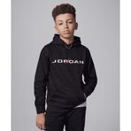 Jordan 95D744-023 Baseline French Terry Pullover Hoodie Siyah Erkek Çocuk Sweatshirt