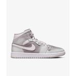 Jordan BQ6472-008 Gri Air 1 Mid Kadın Sneaker