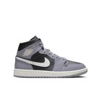 Jordan BQ6472-022 Gri Air 1 Mid Kadın Sneaker