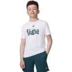Jordan Çocuk T-Shirt Jdb Flıght Team Ss Tee 95d368-001 - 10 - 12 Yaş - Beyaz