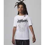 Jordan Dri-FIT MJ Sport Graphic T-Shirt 08-12 yaş çocuk erkek Beyaz Tişört - 95C908-001