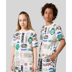 Jordan Essentials Printed T-Shirt 08-16 yaş çocuk erkek Beyaz Tişört - 95D621-782