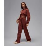 Jordan Flight Fleece Open-Hem Sweatpants Kadın Bordo Eşofman Altı - FV7155-231