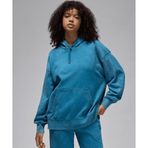 Jordan FN5738-457 Mavi Flight Fleece Hoodie Kadın Sweatshirt