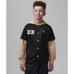 Jordan Hooded Jumpman Baseball Pullover 08-16 yaş çocuk erkek Siyah Sweatshirt - 95D542-023