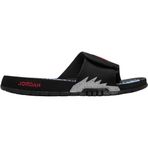 Jordan Hydro V Retro Erkek Slaytları (555501-061, Siyah/Ateş Kırmızısı/Gümüş), Siyah/Ateş Kırmızı-gümüş, 10