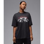 Jordan IB7031-045 Siyah Oversized Graphic Kadın T-Shirt