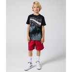 Jordan Jumpman Woven Play Shorts 08-12 yaş çocuk erkek Kırmızı Mayo - 95B466-R78