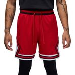 Jordan Sport Erkek Dri-FIT Mesh Elmas Şort, Spor Salonu Kırmızı/Beyaz/Siyah, M