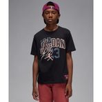 Jordan Varsity Split T-Shirt 08-16 yaş çocuk erkek Siyah Tişört - 95F224-023