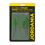 Jordania JE03P-123KY095 Koyu Yeşil Ağaç 1:50 Ölçek 9.5 cm Maket