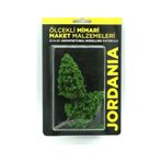 Jordania JE03P-126120 Açık Yeşil 1:50 12 cm 2'li Maket Ağaç