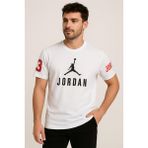 Jordon Baskılı T-Shirt Beyaz - 2XL