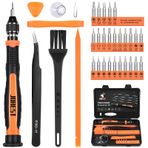 JOREST 33 Adet Hassas Mekanik Tornavida Seti, Mini Tool Kit ile Torx T1 T2 T3 T4 T5, TR6 T7 T8 T9 T10 T15, Triwing Y00, Yıldız P2 P5, -1.0/2.0, vb, Anahtarı için, PS4, Laptop, Xbox, Gözlük, Saatler