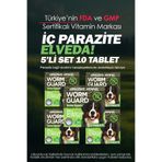 Jorgens Kennel Köpek 5'li %100 İç Bitkisel Parazt Tableti ve Hapı 10 Tablet Bağırsak Sağlığı