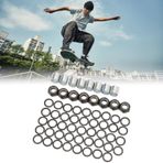 JOROBURO 56 Adet Kaykay Kamyon Donanım Kiti, Demir paspayı Aks somunları Ve Hız halkaları, Kaykay Kamyon Kilit somunları Aks Yıkayıcılar Ara parçası Hız halkaları Kaykay Ve Longboard Için