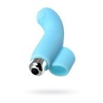 Jos Danko'nun G Nokta Parmak Vibratörü, Silikon, Mavi, 9,5 cm