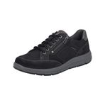 Josef Seibel Giuseppe 08 Low-Top erkek spor ayakkabısı, genişlik G (normal), değiştirilebilir tabanlık, siyah (Kombi), 43 EU