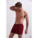 Josejuan 1120 Bordo Pamuk Örme Penye Erkek Boxer