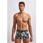 Josejuan 5402 Desen 22 Baskılı Koton Likralı Erkek Boxer
