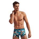 Josejuan 5402 Desen 23 Baskılı Koton Likralı Erkek Boxer