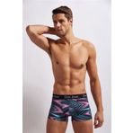 Josejuan 5402 Desen 5 Baskılı Koton Likralı Erkek Boxer