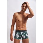 Josejuan 5402 Desen 9 Baskılı Koton Likralı Erkek Boxer