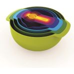 Joseph Joseph 9 Parça Çırpma ve Karıştırma Kabı (Çok Renkli) - Standart