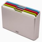 JOSEPH&JOSEPH Folio Kesme Tahtası Seti - Gümüş
