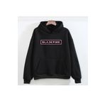Josette Siyah Blackpink Baskılı Oversize Sweatshirt