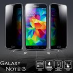 Josi Minea Samsung Galaxy Note 3 / Note III / N9000 için Gizlilik Temperli Cam LCD Anti-Spy Ekran Koruyucu Film Ekran Koruyucu Kapak Kalkanı