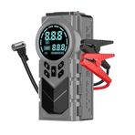 Jouis Akü Takviye Cihazı ve Dijital Hava Kompresörü - 8000mAh Taşınabilir Lastik Şişirme Pompası, Akıllı Koruma Klipsli LED Fenerli Oto Acil Durum Seti (Taşıma Torbası HEDİYE)