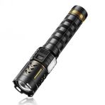 Jouis El Feneri Ultra Güçlü LED El Feneri - Teleskobik Zoomlu, Dijital Şarj Göstergeli, 8 Aydınlatma Modlu, USB-C Şarj Profesyonel Kamp ve Acil Durum Feneri (Side Light + SOS Modu) (YÜKSEK PARLAKLIK)