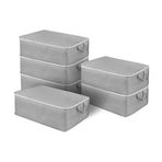 Jouis Hurç Seti 6 Adet BÜYÜK BOY Baza Altı Çekyat Düzenleyeci Çeyiz Bohçası 64 x 45 x 22 Organizer BÜYÜK