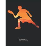 Journal: Frisbee Player with Sunset on the Beach Background Aesthetic Notebook, including monthly Calendar for two Years and 170 dotted Pages for all kind of Notes, large 8.5" x 11" Format