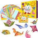 Journeyman1 108 Adet Karikatür Origami Kitap Kağıt Sanat ve El Sanatları Dıy El Yapımı 3D Bulmaca Hayvan El Sanatları Çocuklar Için Eğitici Çocuk Oyuncak (Yurt Dışından)