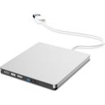 Journeyman1 Usb3.0 Harici CD Çalar 12.7mm Tepsi Tipi Ultra Ince Dvd-Rw Optik Sürücü Kaydedici Bilgisayar Dizüstü Bilgisayar Için (Gümüş) (Yurt Dışından) - Renkli