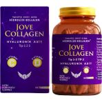 Jove Collagen Komplex Kollajen Tip 1-2-3 Hidrolize Kollajen peptit Hyaluronik Asit C ve D3 Vit 120 Kapsül