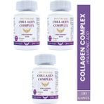 Jove Collagen Komplex Kollajen Tip 1-2-3 Hidrolize Kollajen Peptit Hyaluronik Asit C ve D3 Vitamini 180 Kapsül
