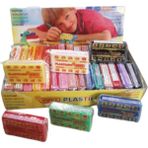 Jovi Oyun Hamuru Plastilina Kurumayan 6 Adet 50 gr 1 Paket - Renkli
